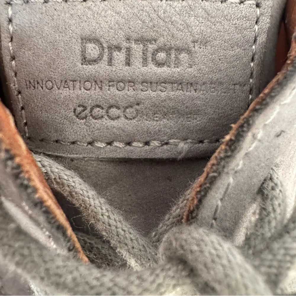 Ecco ST 1 Hybrid Lite‎ Nubuck Leather Gray Men’s Dress Shoes Size 7-7.5